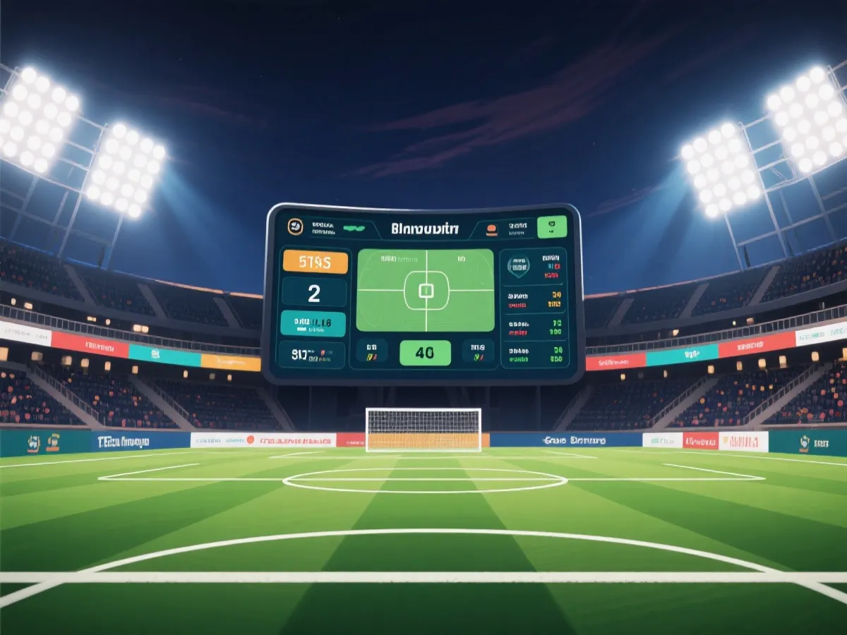 世界盃即時比分介面示意圖