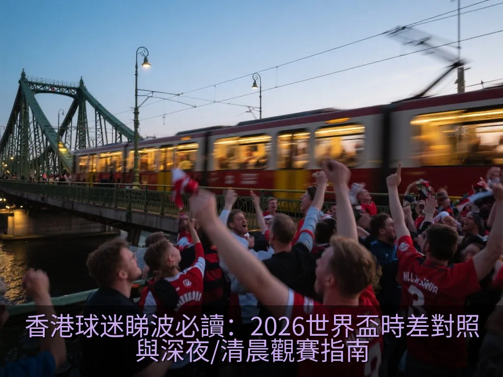 香港球迷睇波必讀：2026世界盃時差對照與深夜/清晨觀賽指南